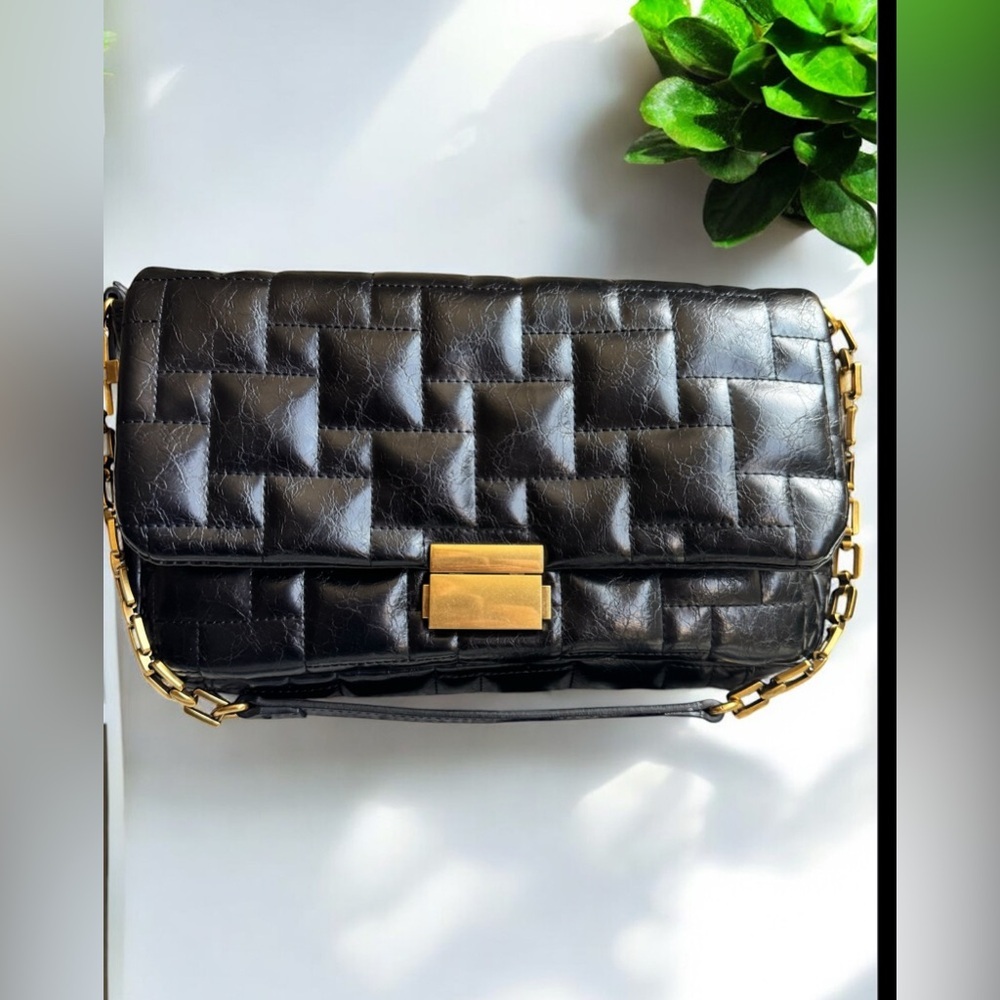 ZARA QUILTED SHOULDER BAG - Picture 9 of 11